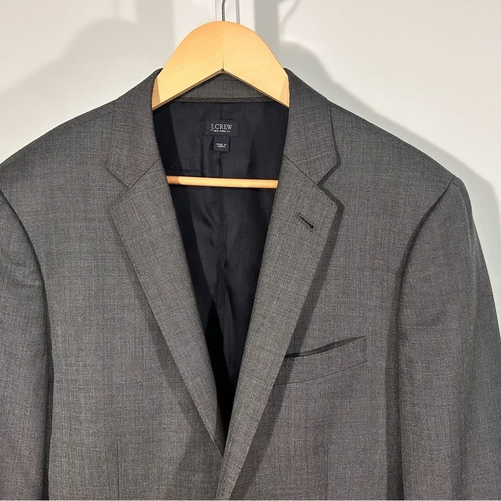 J.Crew Ludlow Italian Wool Blazer – Vitale Barberis Canonico – 40 Long – Modern